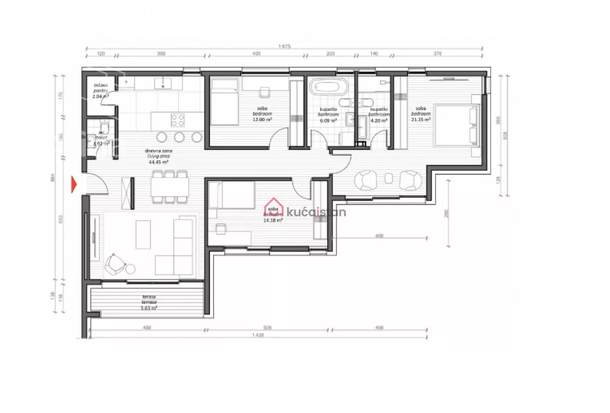 Četvorosoban stan | 4zida