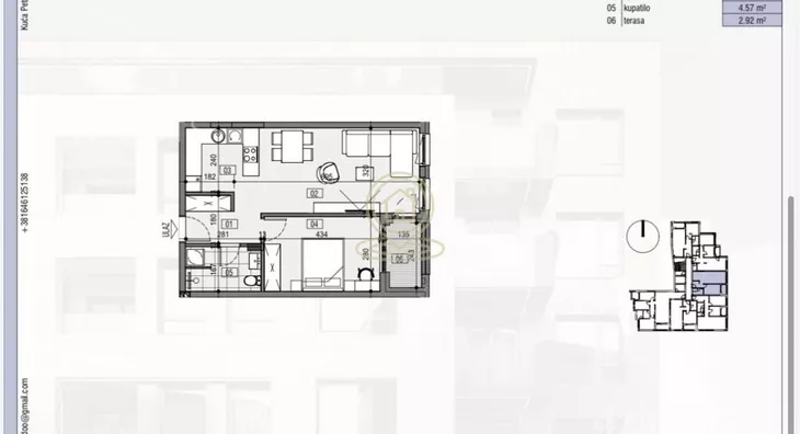 Jednoiposoban stan | 4zida