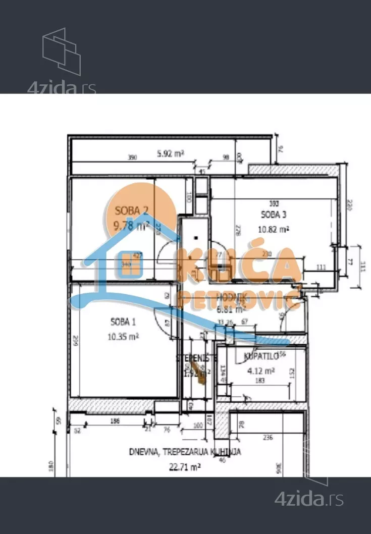 Troiposoban stan | 4zida