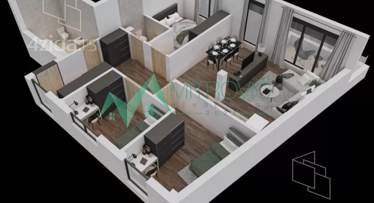 Troiposoban stan | 4zida