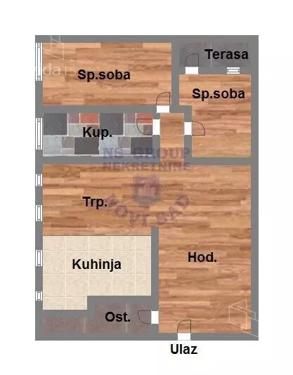 Trosoban stan | 4zida