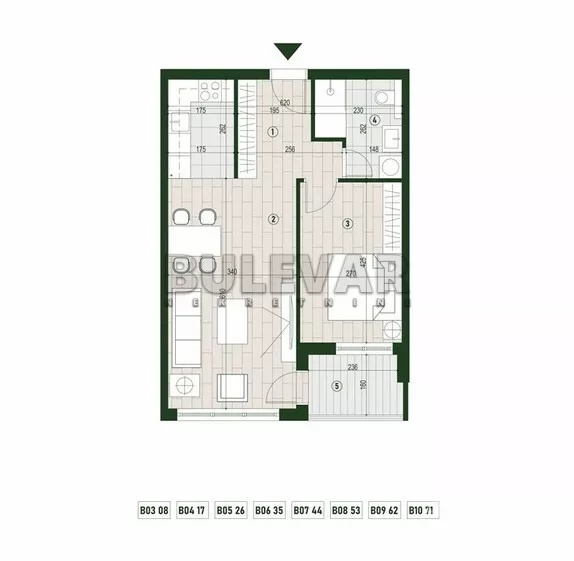 Dvosoban stan | 4zida