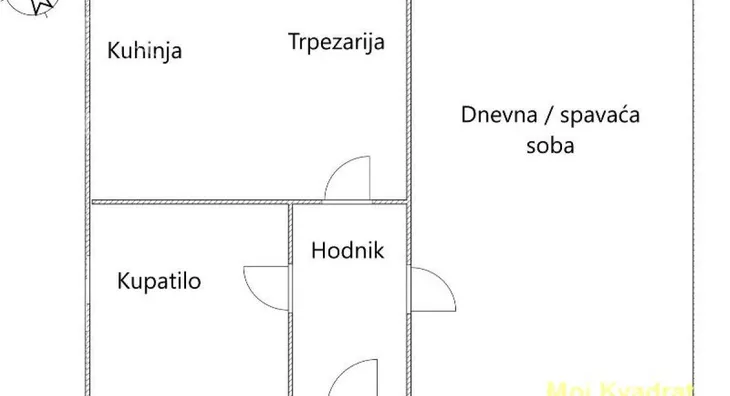 Jednosoban stan | 4zida