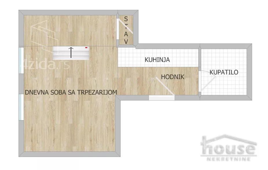 Jednosoban stan | 4zida