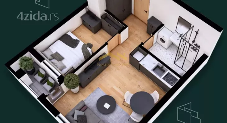 Dvosoban stan | 4zida