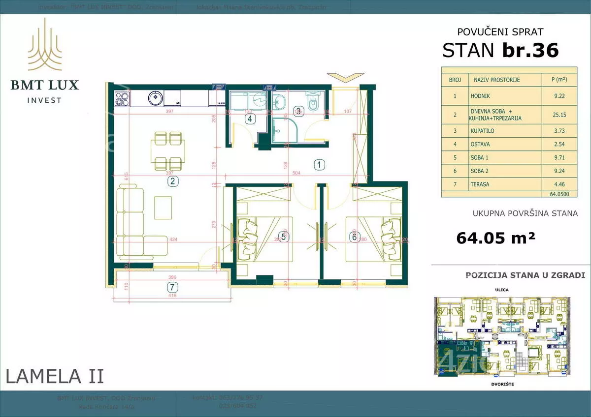 Trosoban stan | 4zida