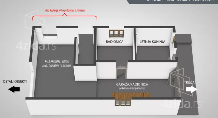 1-etažna kuća | 4zida