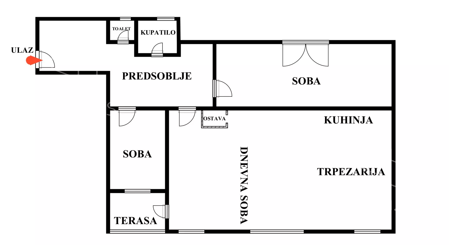 Trosoban stan | 4zida