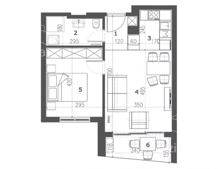 Jednosoban stan | 4zida