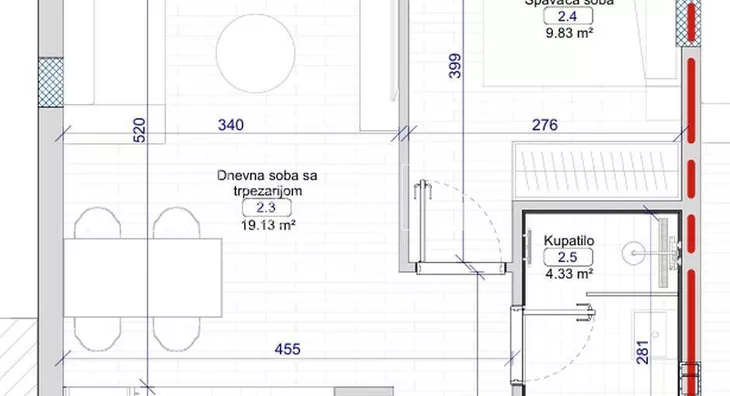 Dvosoban stan | 4zida