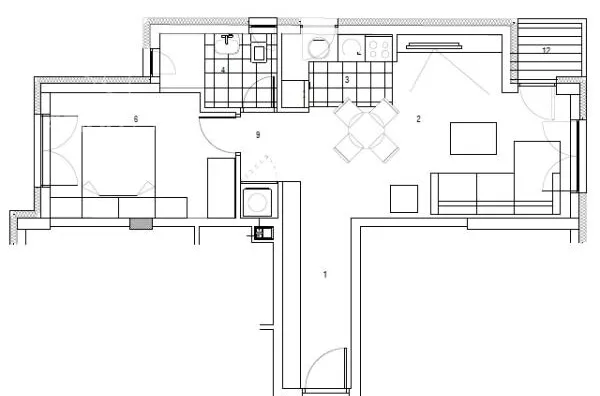 Jednoiposoban stan | 4zida