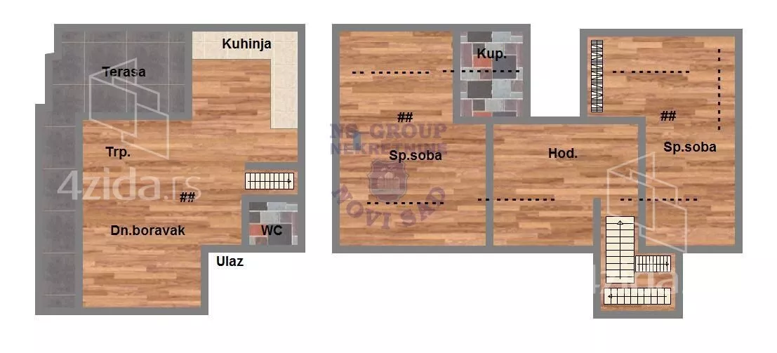 Trosoban stan | 4zida