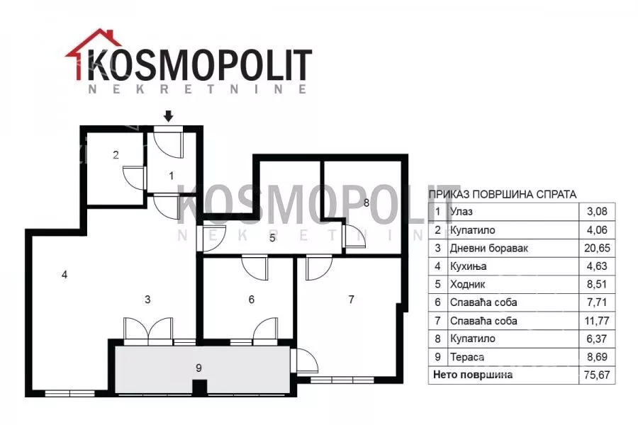 Dvoiposoban stan | 4zida