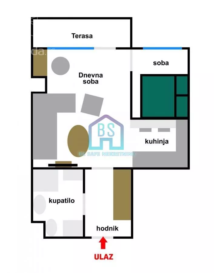 Jednoiposoban stan | 4zida