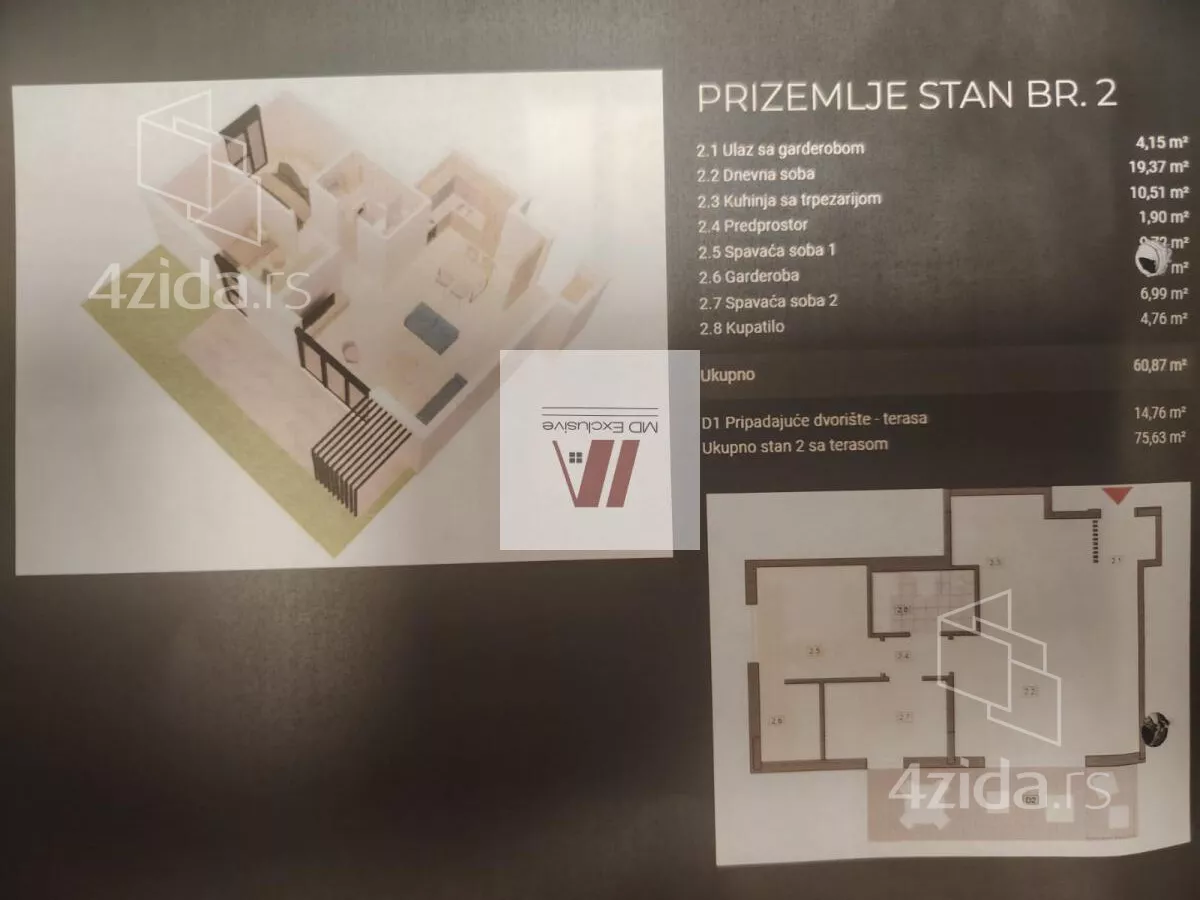 Trosoban stan | 4zida