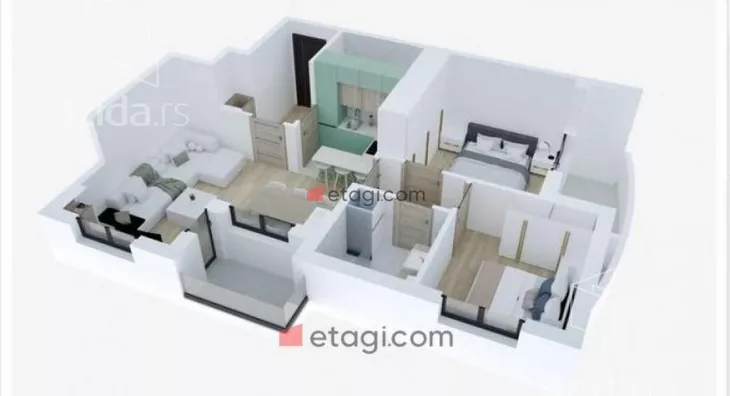 Trosoban stan | 4zida