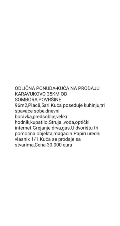 Karavukovo | 4zida.rs