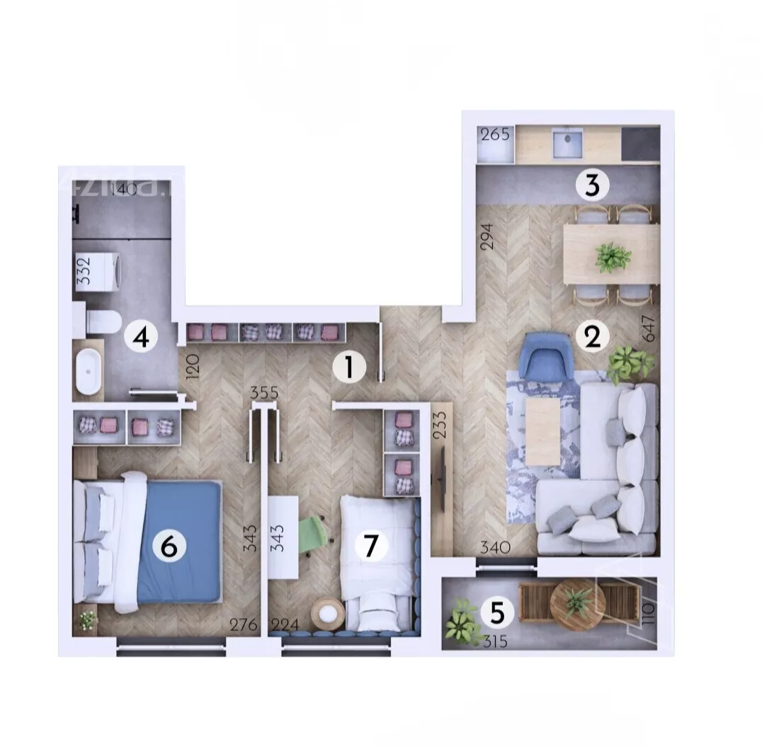 Dvoiposoban stan | 4zida