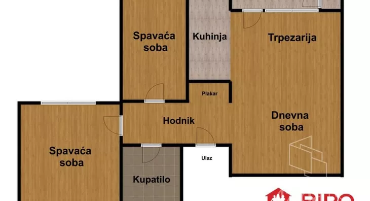 Trosoban stan | 4zida
