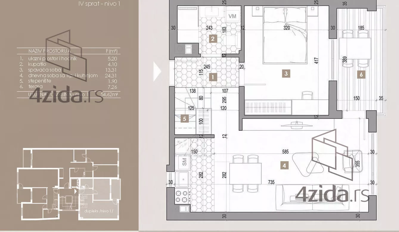 Četvorosoban stan | 4zida