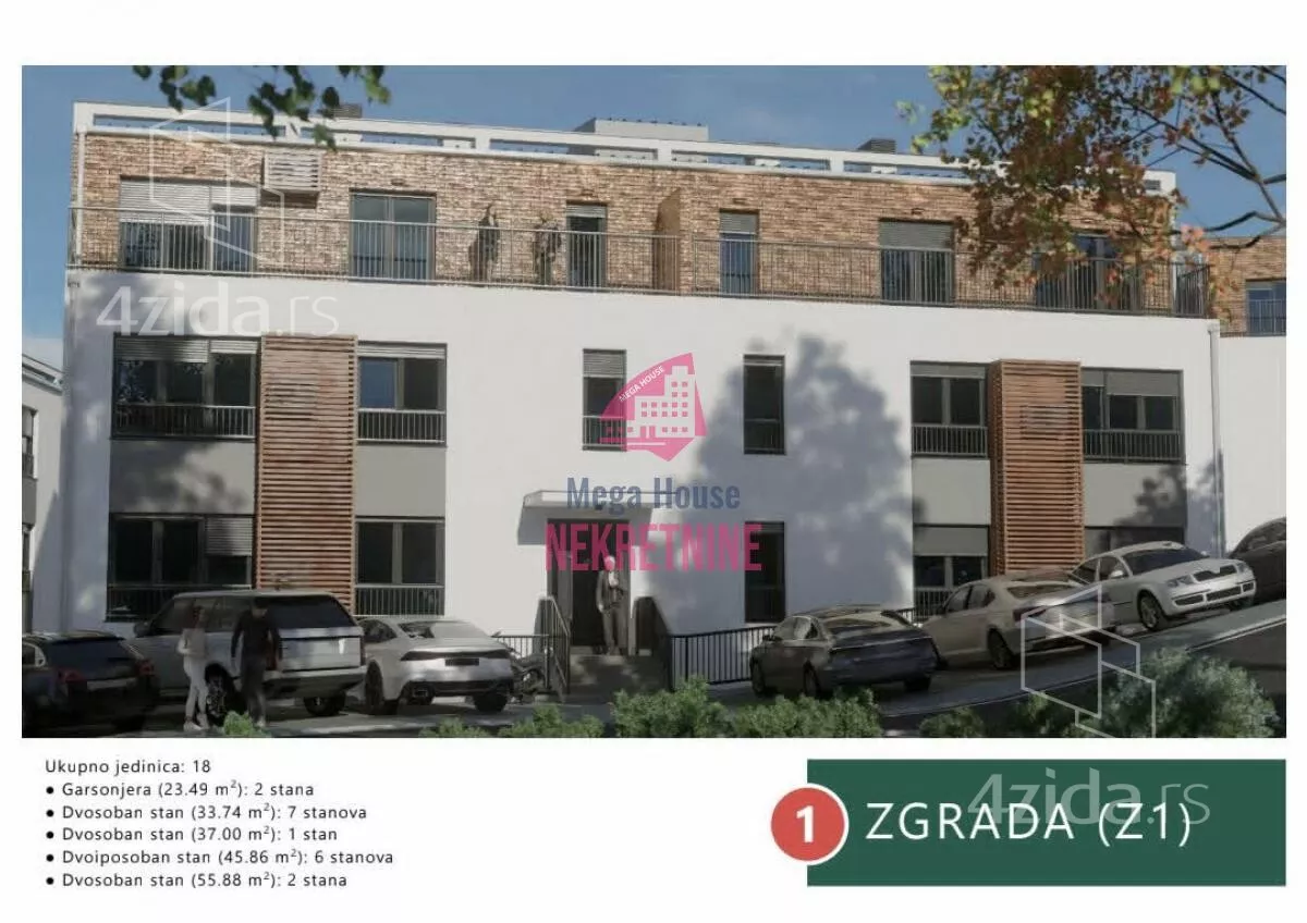 Jednosoban stan | 4zida