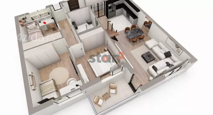 Troiposoban stan | 4zida