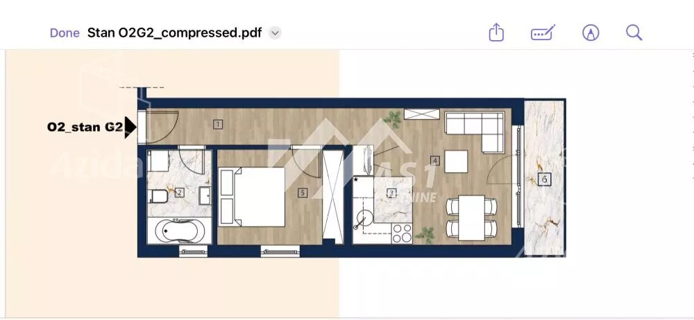 Dvosoban stan | 4zida