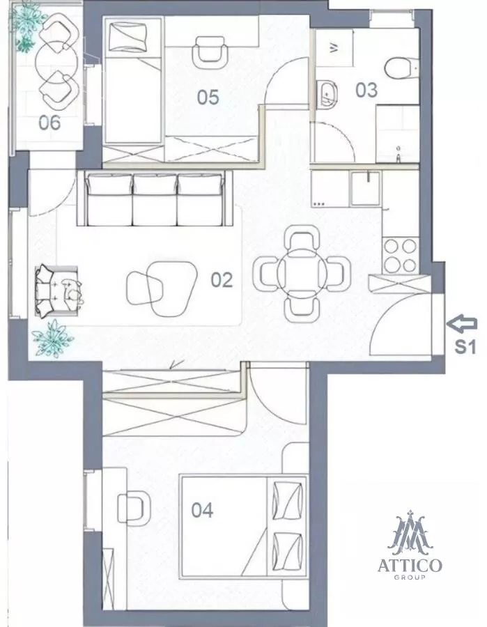 Dvoiposoban stan | 4zida