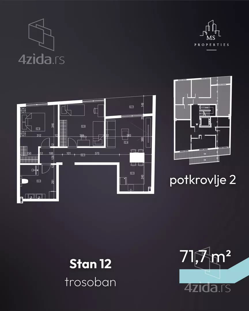 Trosoban stan | 4zida