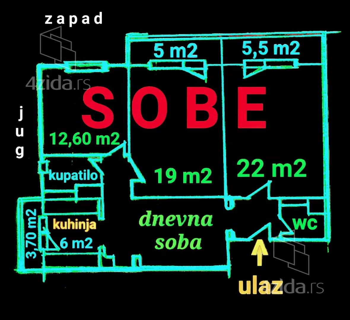 Četvorosoban stan | 4zida
