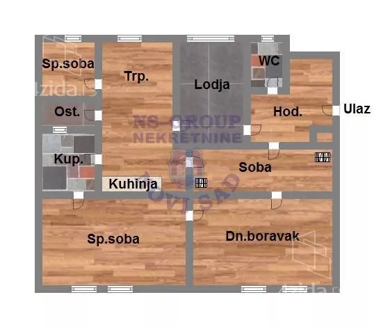 Trosoban stan | 4zida