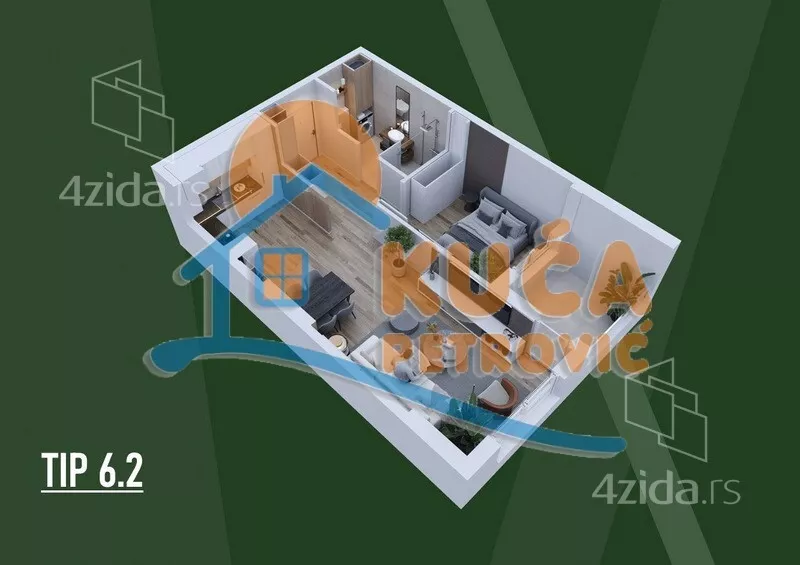 Dvosoban stan | 4zida