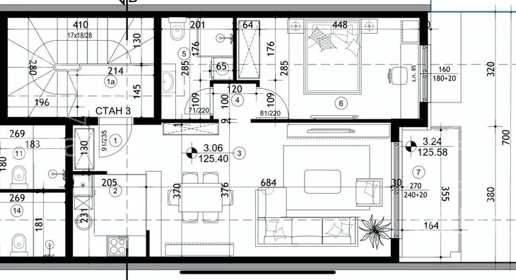 Dvosoban stan | 4zida