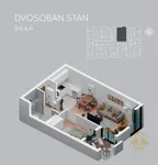 Dvosoban stan | 4zida