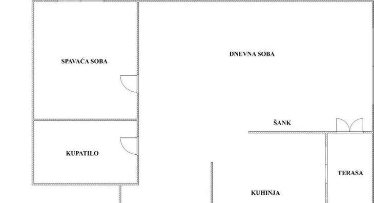 Jednoiposoban stan | 4zida