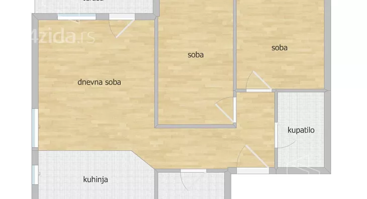 Trosoban stan | 4zida