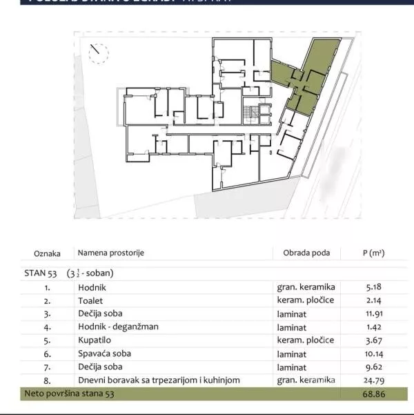 Troiposoban stan | 4zida