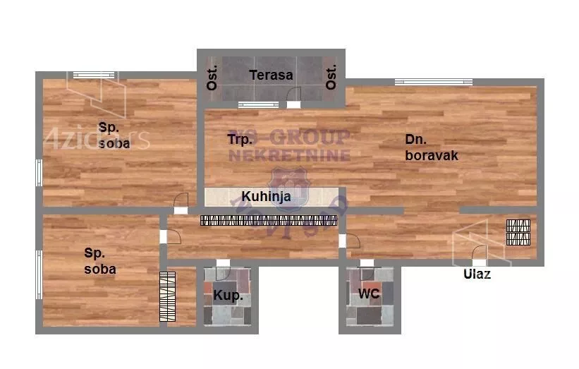 Trosoban stan | 4zida