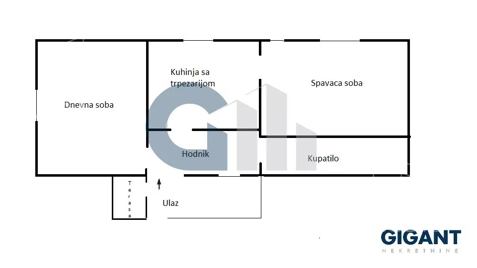Jednoiposoban stan | 4zida