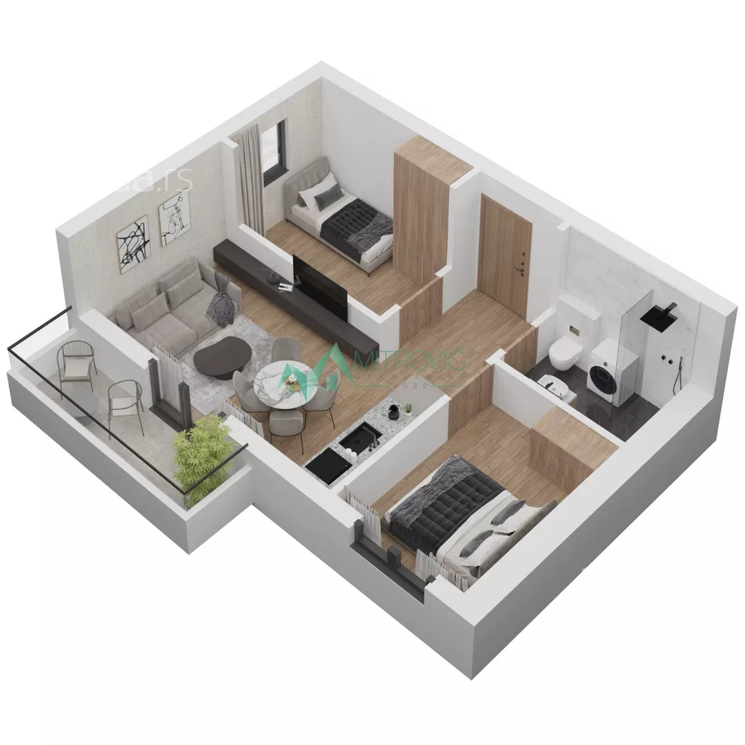 Dvoiposoban stan | 4zida