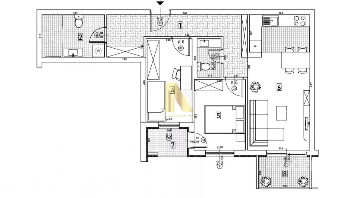 Trosoban stan | 4zida
