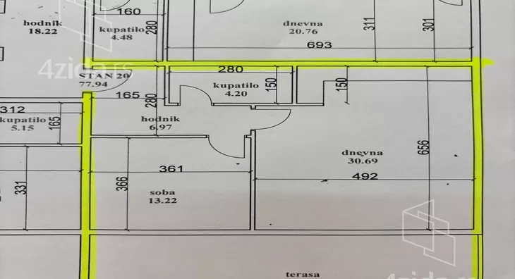 Dvosoban stan | 4zida