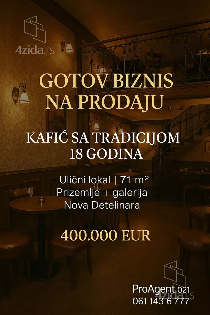 Ugostiteljski objekat | 4zida