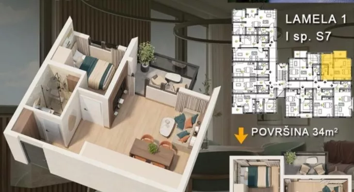 Trosoban stan | 4zida