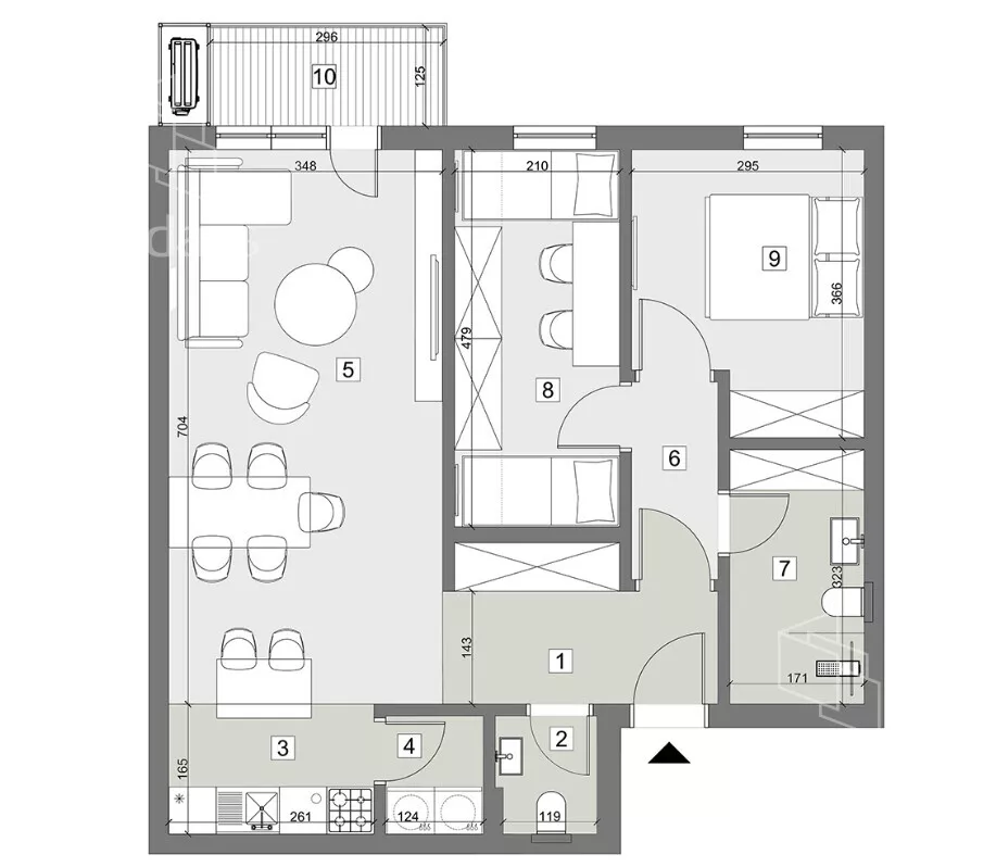 Trosoban stan | 4zida