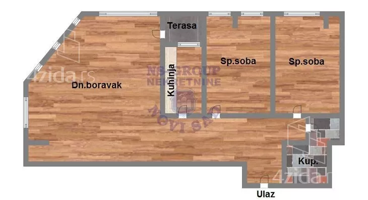 Trosoban stan | 4zida