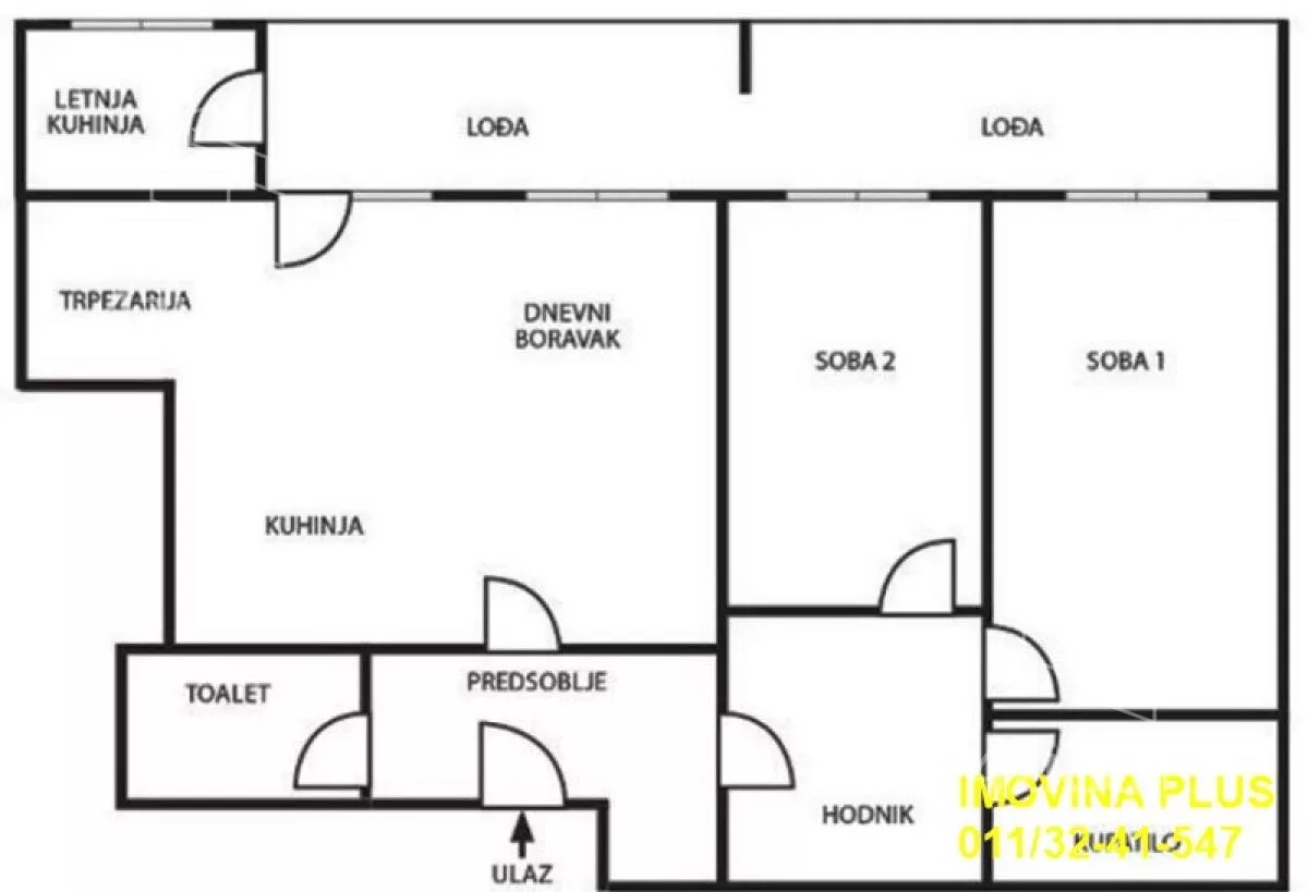Trosoban stan | 4zida