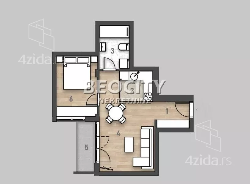 Dvosoban stan | 4zida