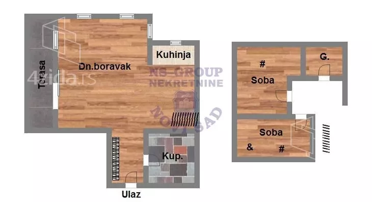 Dvoiposoban stan | 4zida