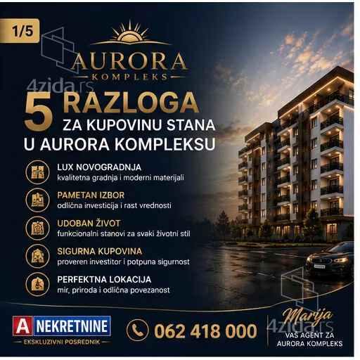 Jednosoban stan | 4zida